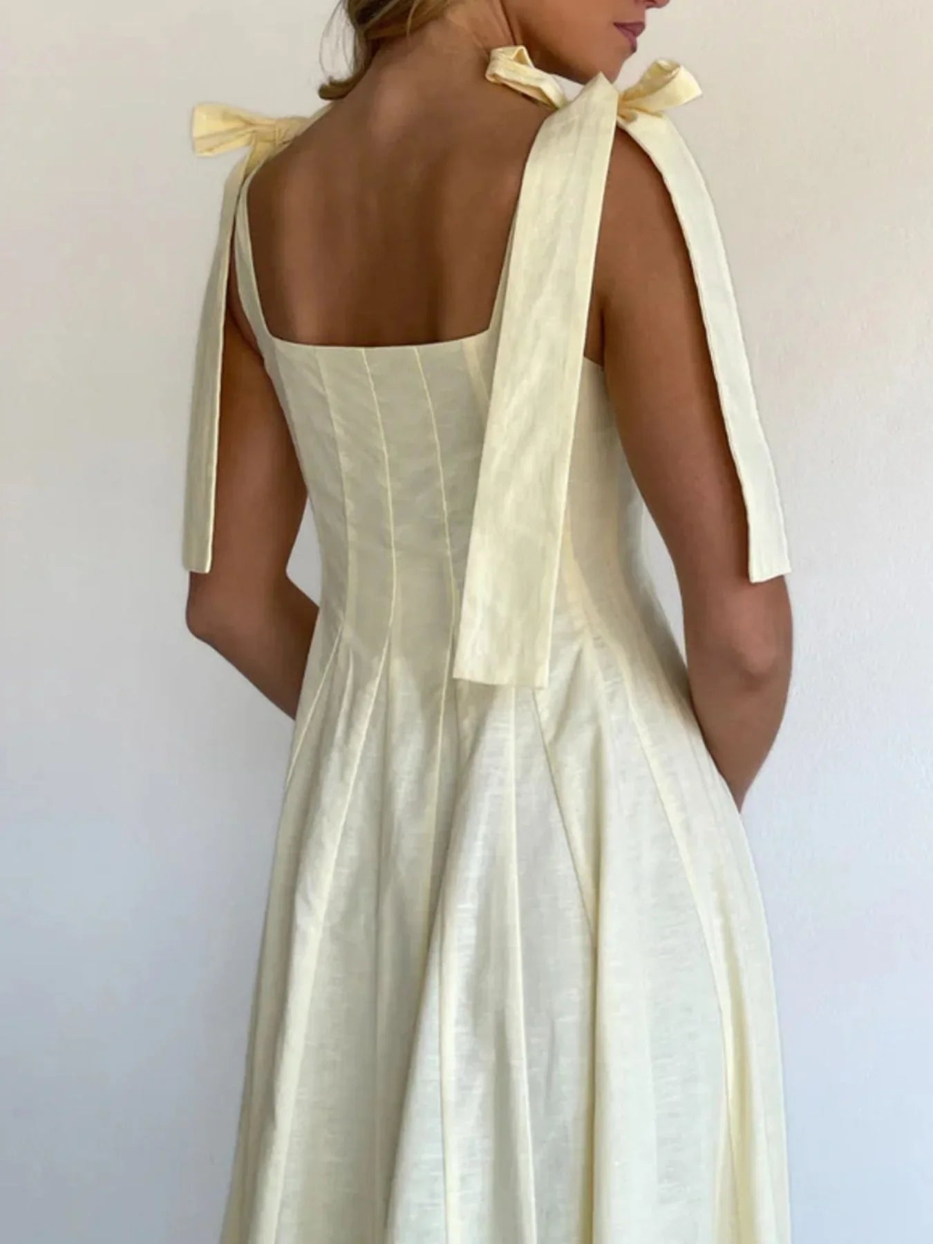 Gradient Tie Shoulder Maxi Dress With Adjustable Straps - Southern Shores Clothing