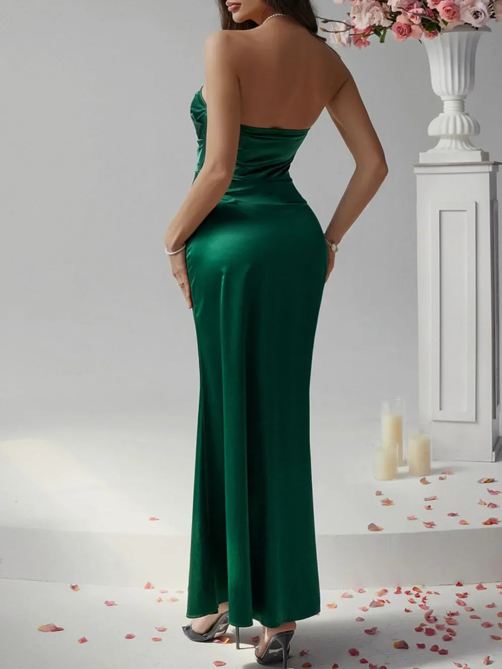 Ruched Tube Maxi Dress Coastal Everyday Style - Southern Shores Clothing
