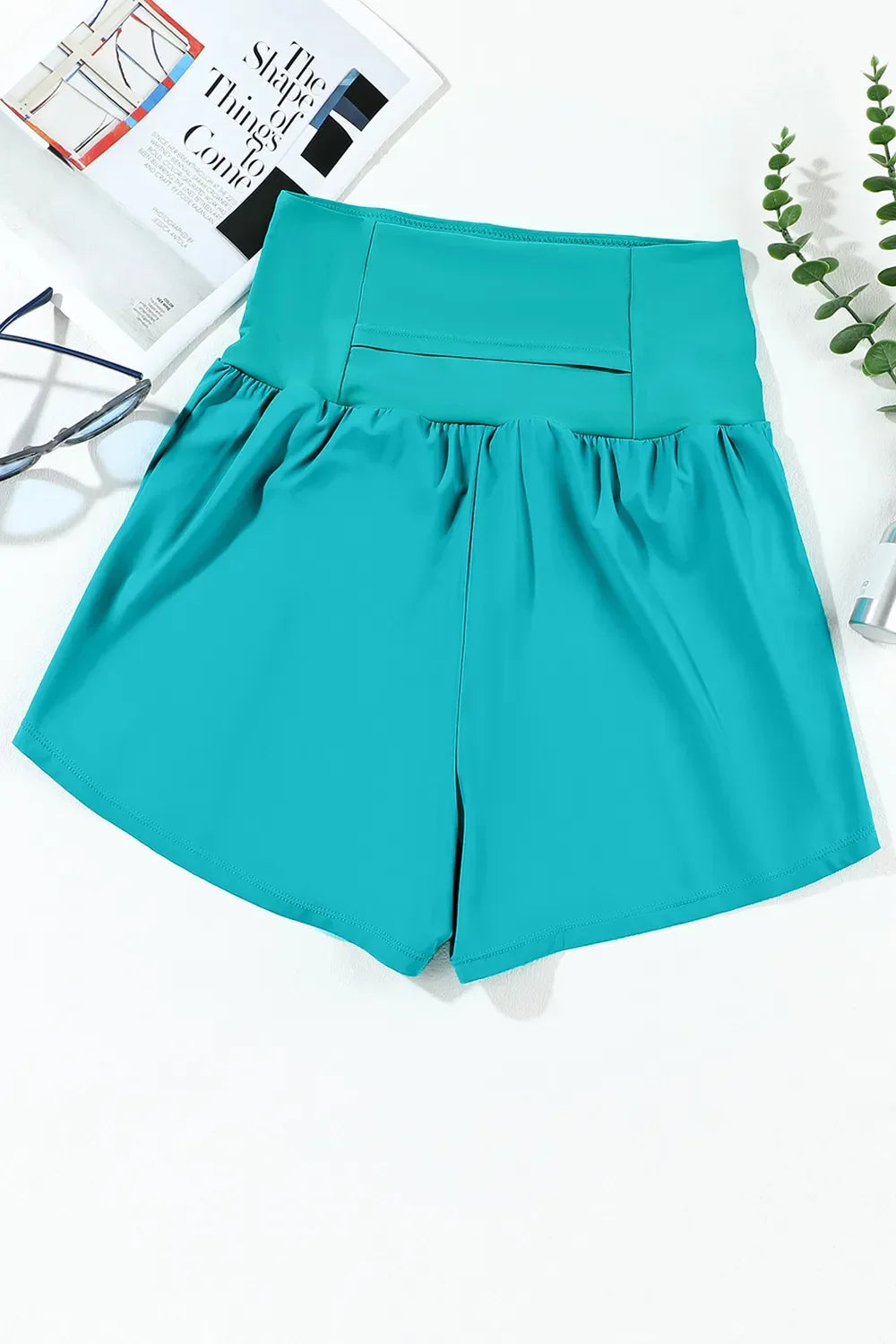 High Waist Swim Shorts With Pockets For Beachwear - Southern Shores Clothing
