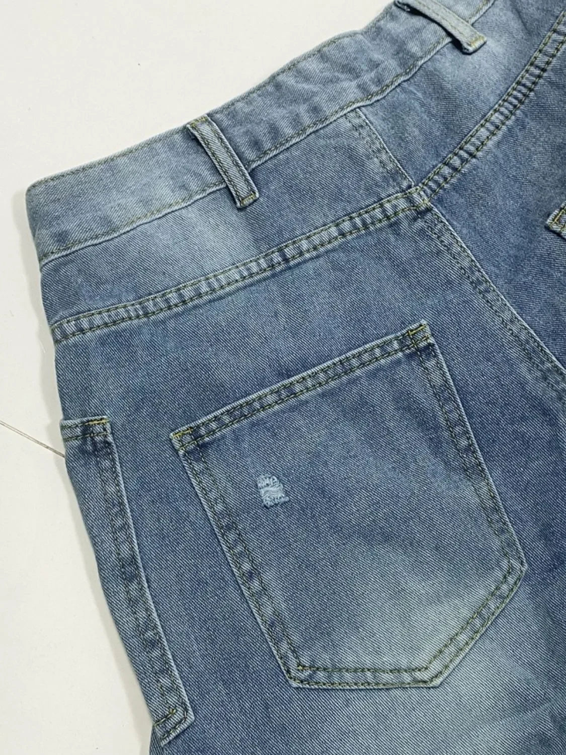 Coastal Distressed Denim Jeans With Pockets - Southern Shores Clothing