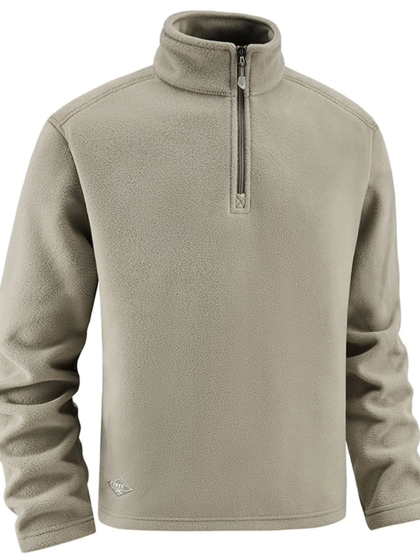 Plus Size Stretch Fabric Quarter Zip Sweatshirt - Southern Shores Clothing