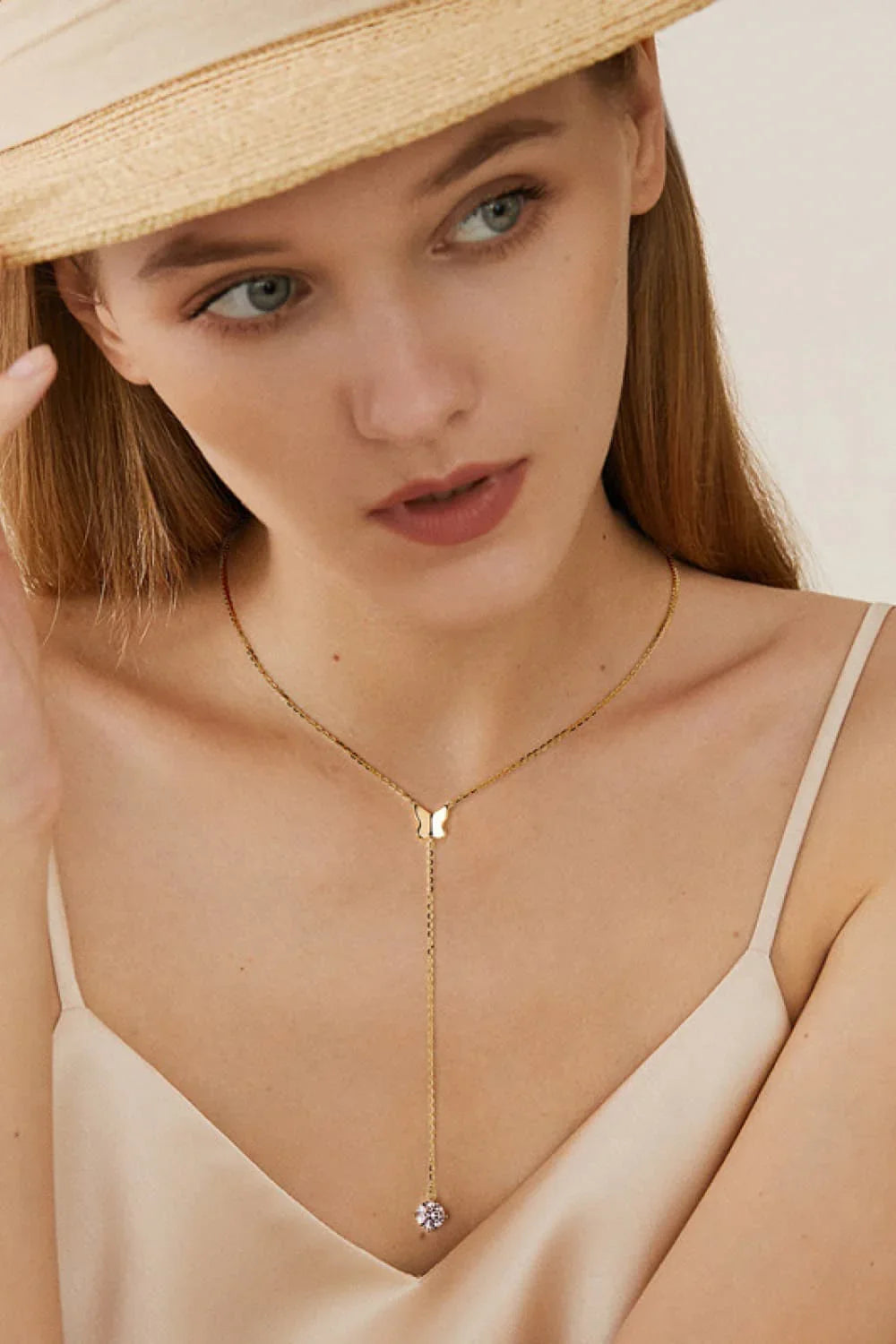 1 Carat Moissanite Sterling Silver Necklace With Sparkle - Southern Shores Clothing