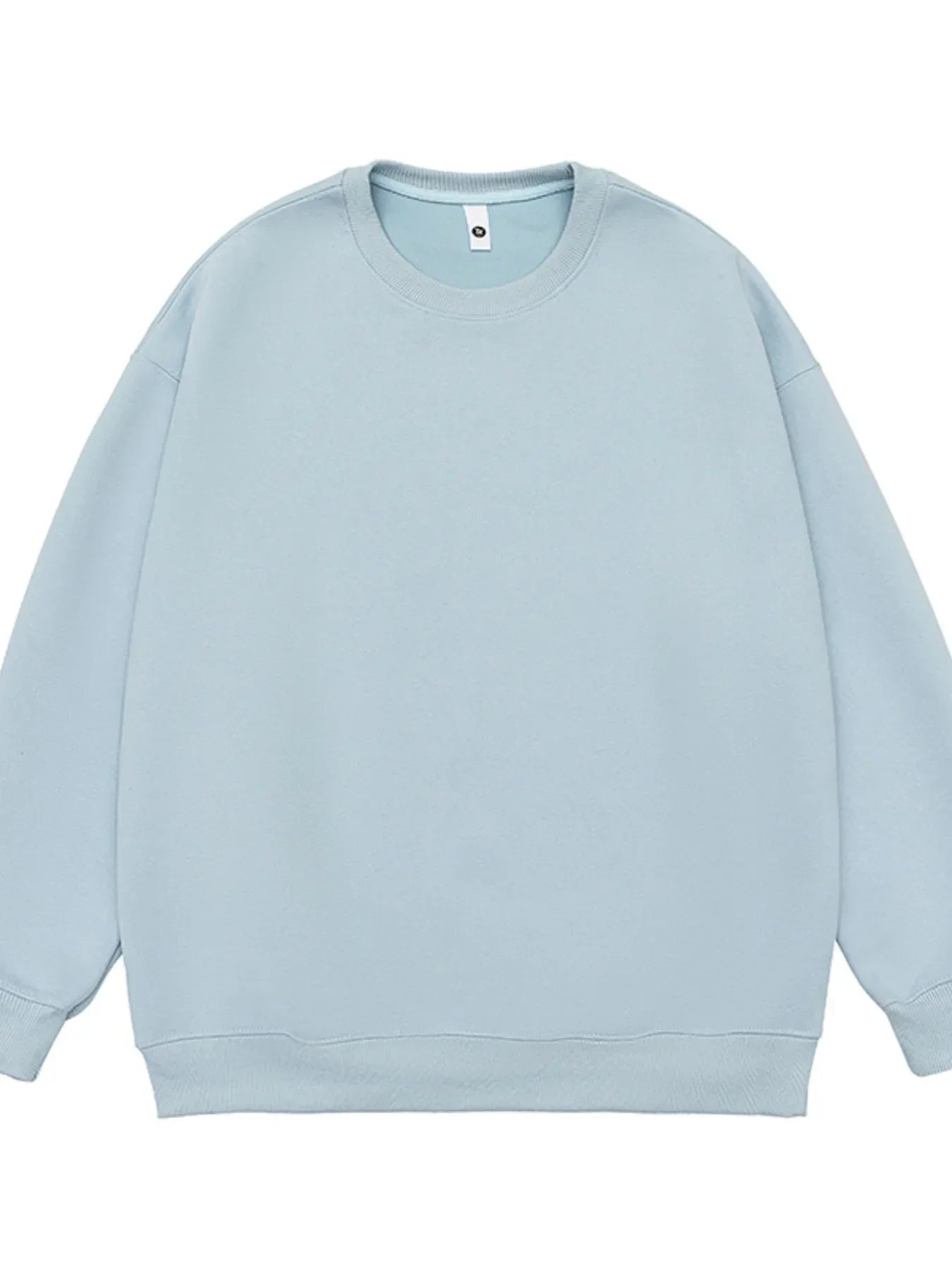 Oversized Plus Size Cotton Spandex Round Neck Sweatshirt - Southern Shores Clothing