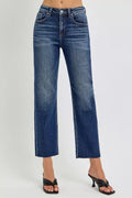 Nautical Inspired High Rise Slim Barrel Jeans Denim - Southern Shores Clothing