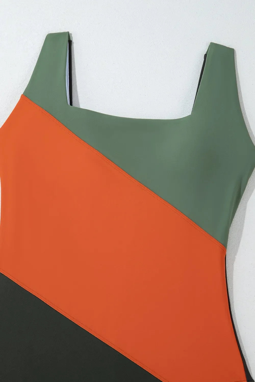 Removable Padding Square Neck One Piece Swimsuit - Southern Shores Clothing