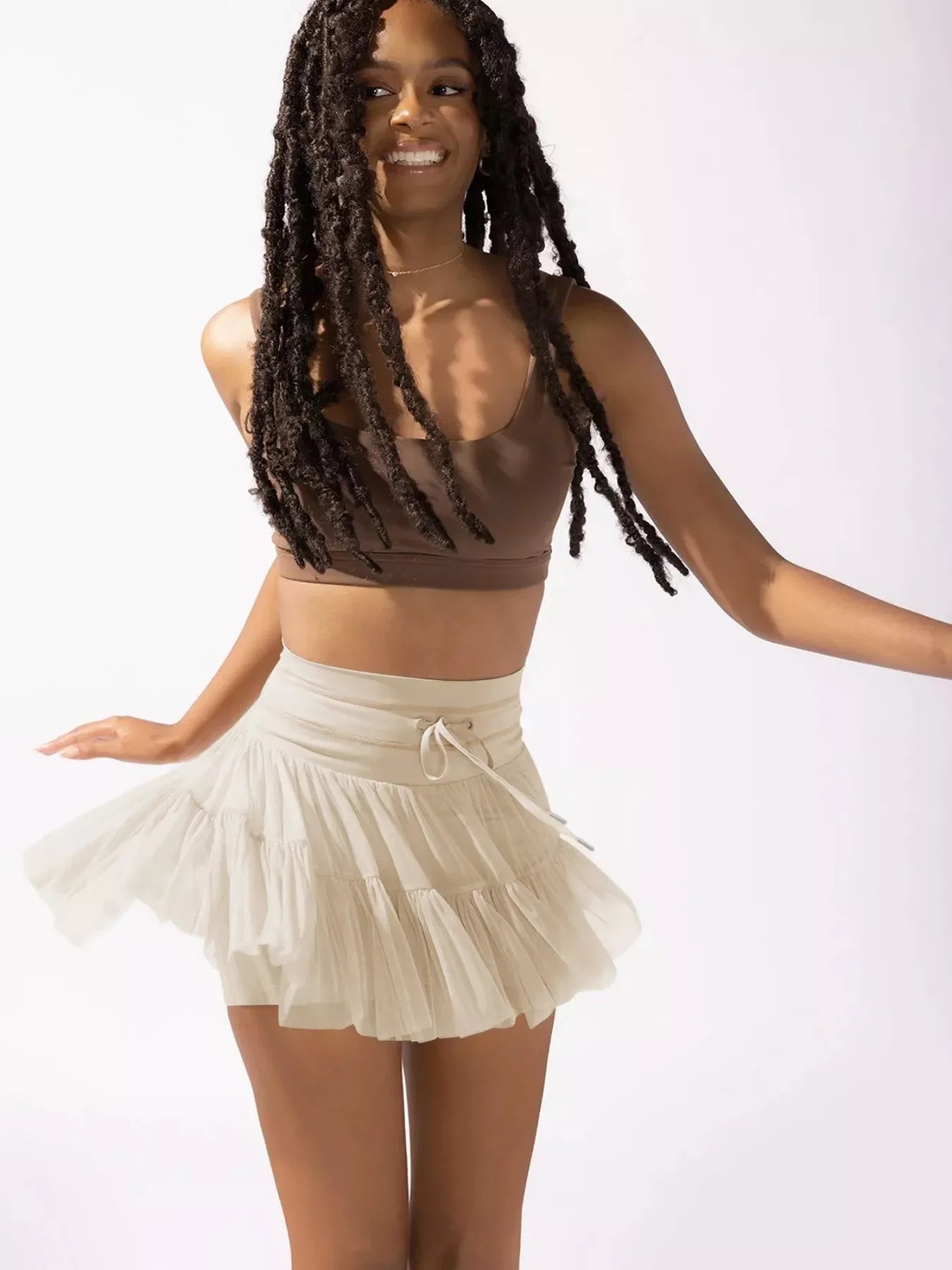 Lowcountry Style High Waist Skort With Pockets - Southern Shores Clothing