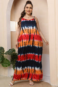 Plus Size Tie-Shoulder Maxi Dress For Coastal Outings | Southern Shores Clothing - Southern Shores Clothing