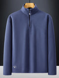 Plus Size Stretch Fabric Quarter Zip Sweatshirt - Southern Shores Clothing