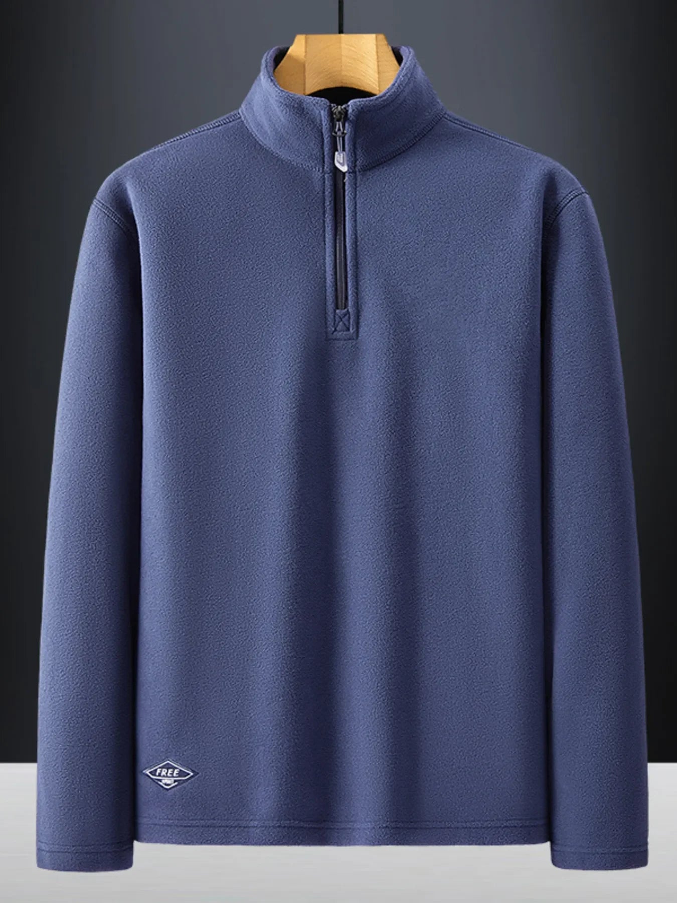 Plus Size Stretch Fabric Quarter Zip Sweatshirt - Southern Shores Clothing