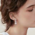 4 Carat Moissanite Sterling Silver Earrings - Southern Shores Clothing