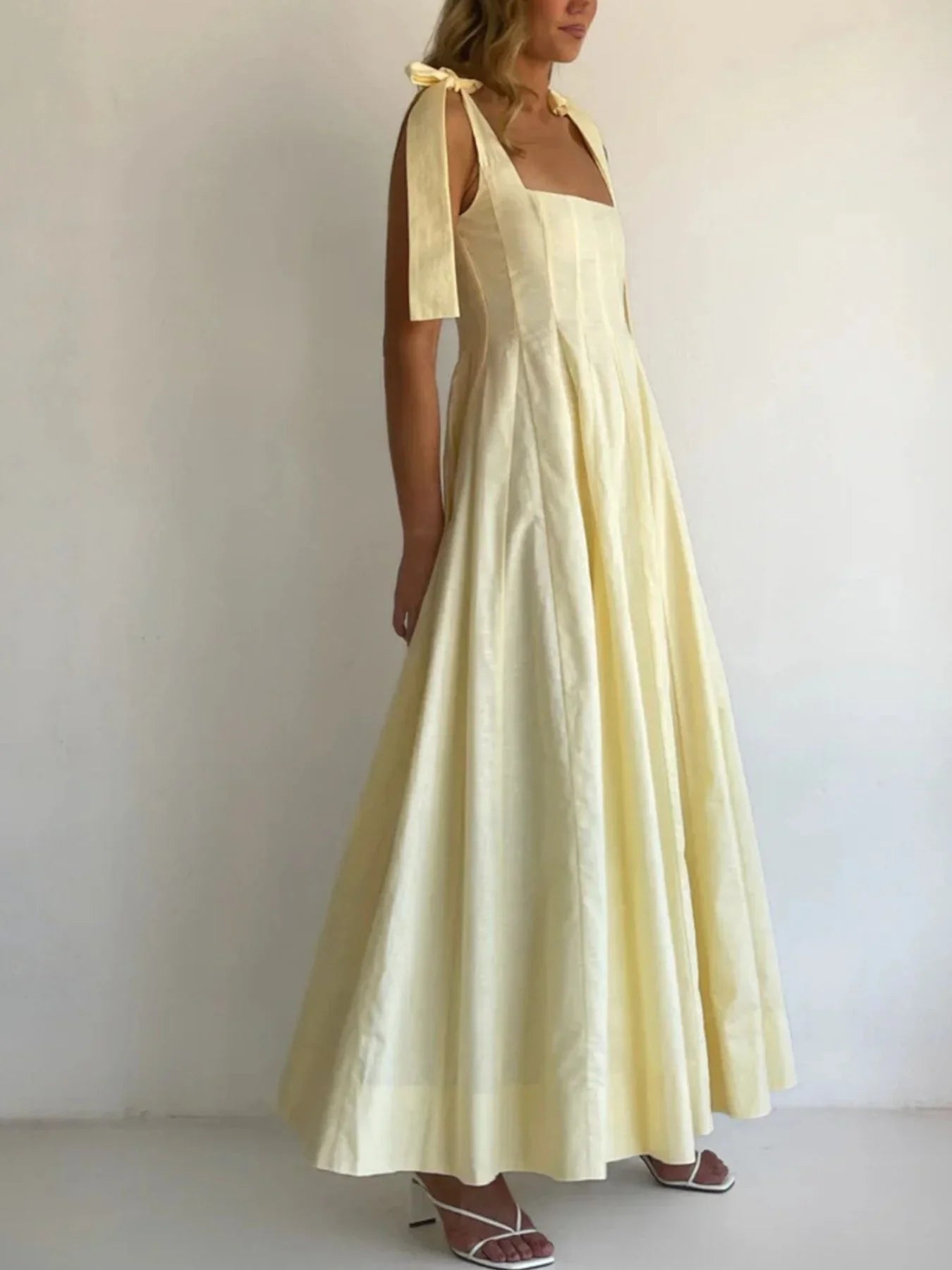 Gradient Tie Shoulder Maxi Dress With Adjustable Straps - Southern Shores Clothing