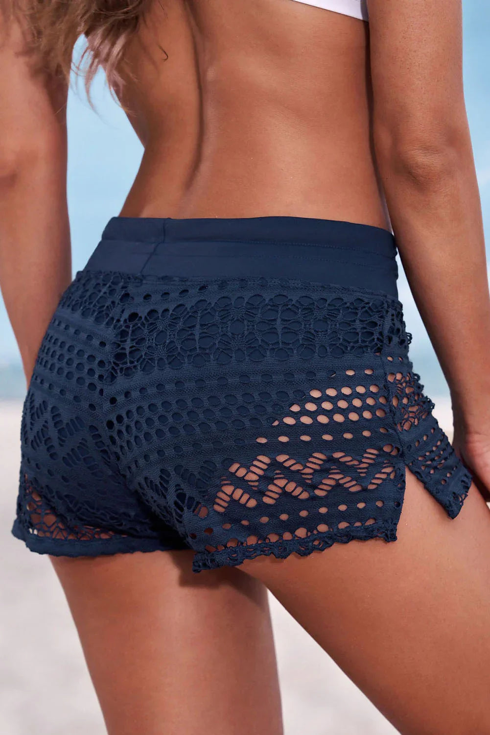 Drawstring Lace Swim Shorts With Secure Fit - Southern Shores Clothing