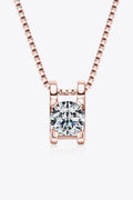 Moissanite Sterling Silver Necklace Coastal Sparkle - Southern Shores Clothing