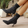 Breathable Mesh Point Toe Stiletto Chic Boots - Southern Shores Clothing