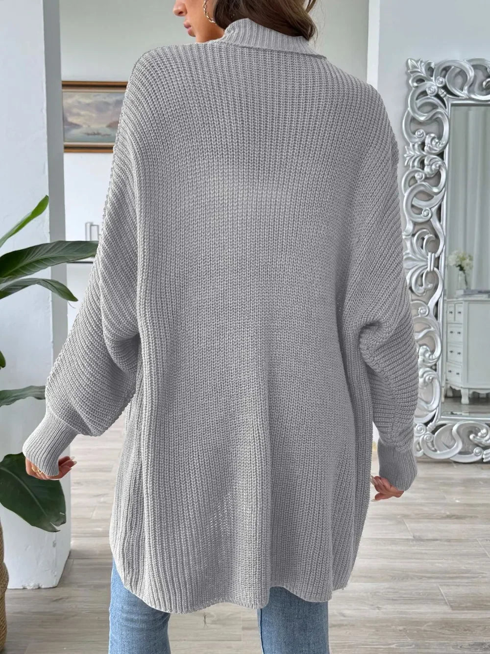 Open Front Long Sleeve Cardigan - Southern Shores Clothing