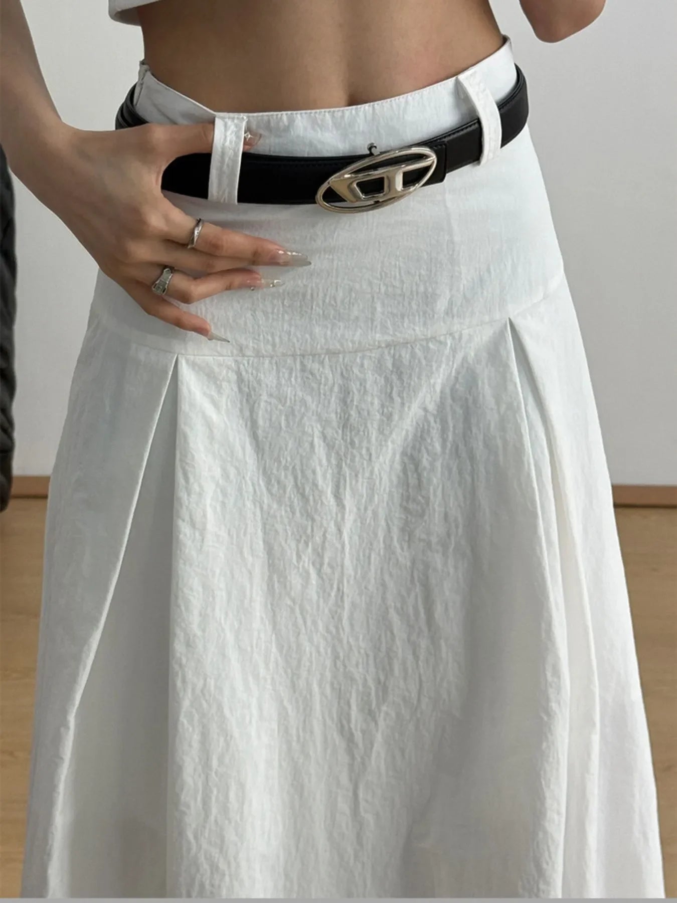Lightweight High Waist A-Line Maxi Skirt For Summer - Southern Shores Clothing