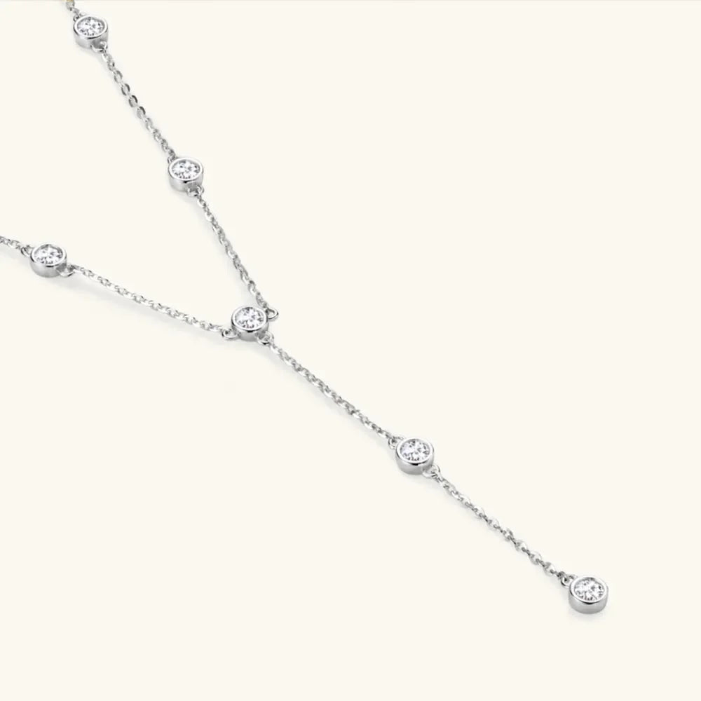 1.1 Carat D Color VVS1 Moissanite Sterling Silver Necklace - Southern Shores Clothing