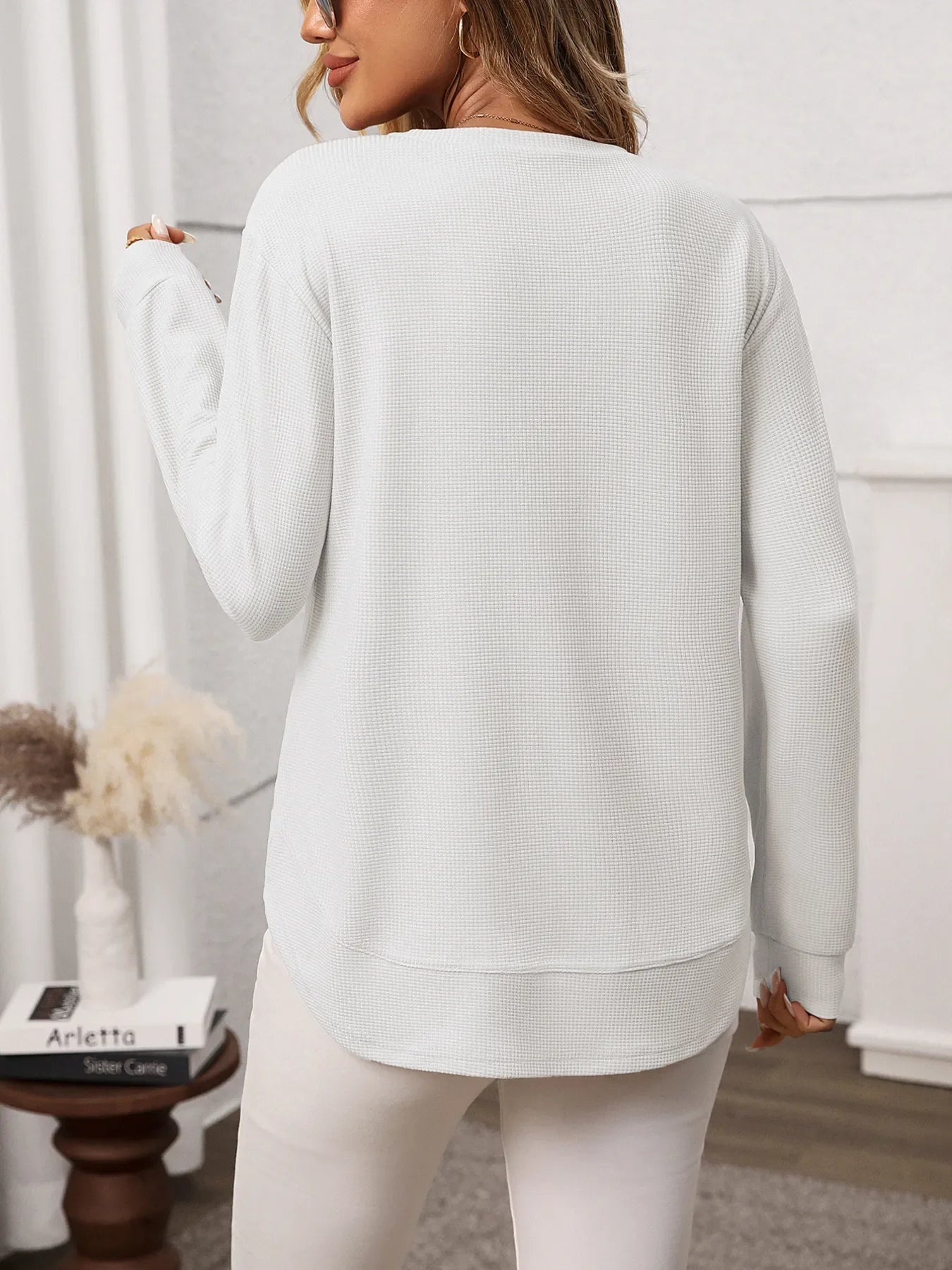Long Sleeve Round Neck T-Shirt - Southern Shores Clothing