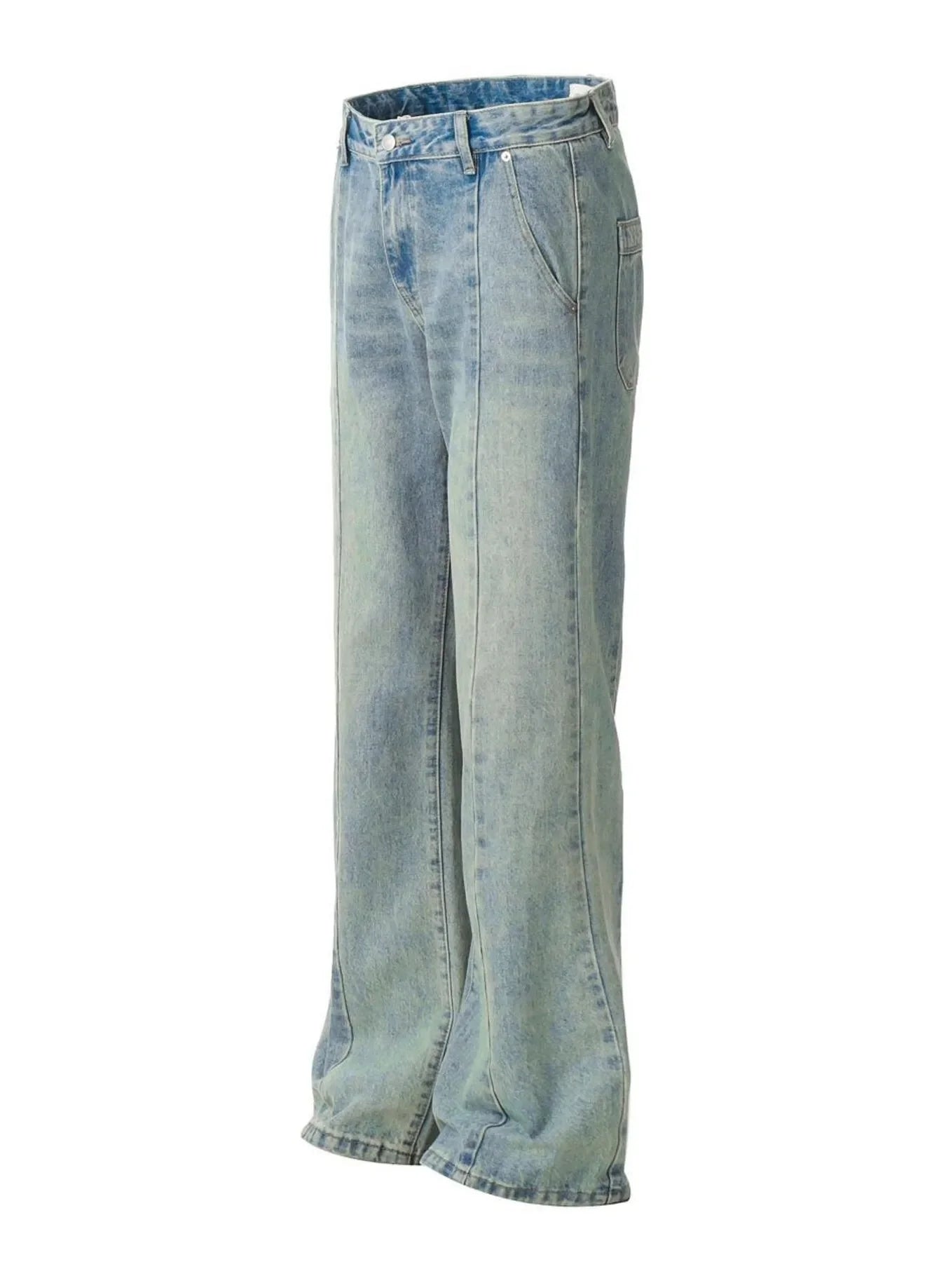 Relaxed Fit Stretch Wide Leg Denim Jeans - Southern Shores Clothing