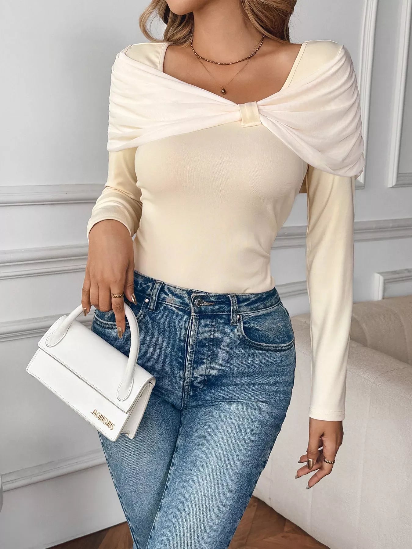 Bow Long Sleeve T-Shirt - Southern Shores Clothing