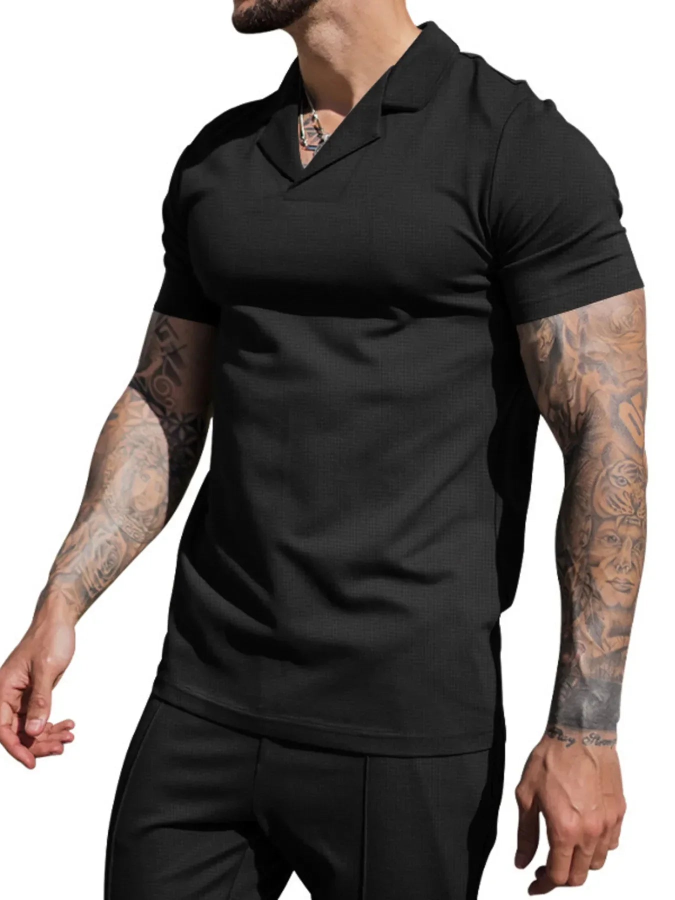 Men's Plus Size Short Sleeve Top and Shorts Set - Southern Shores Clothing