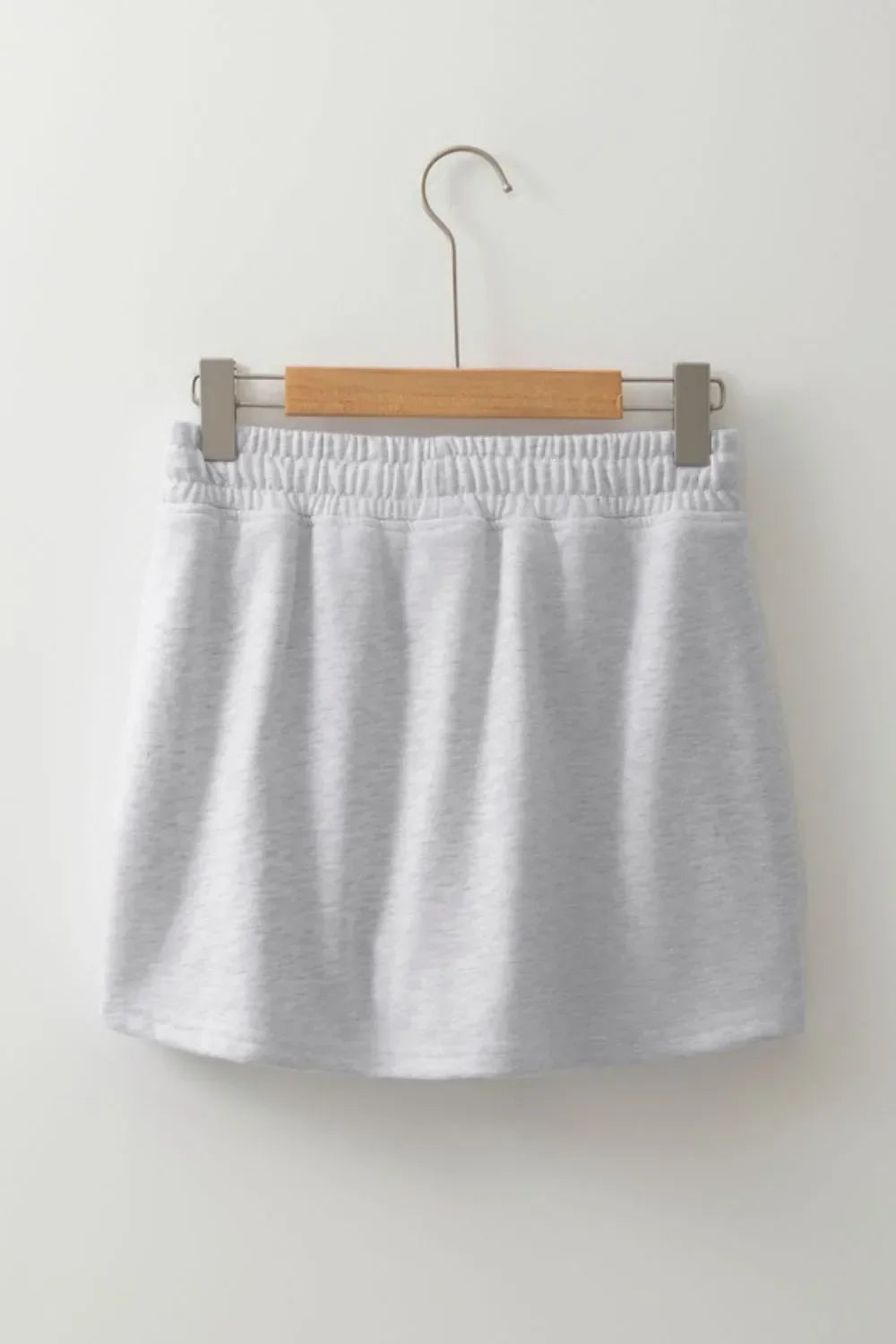 American Flag Embroidered Drawstring Casual Skirt