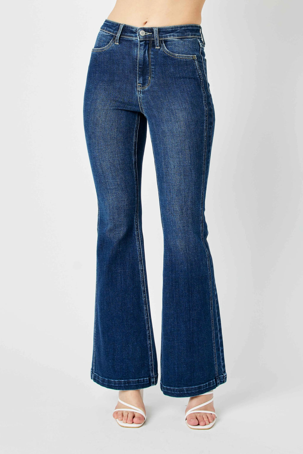 Coastal Judy Blue High-Waist Flare Jeans Plus Size