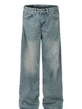 Relaxed Fit Wide Leg Denim Jeans Cotton Fabric - Southern Shores Clothing