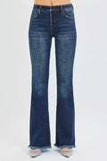 Tummy Control Mid Rise Flare Jeans Plus Size - Southern Shores Clothing
