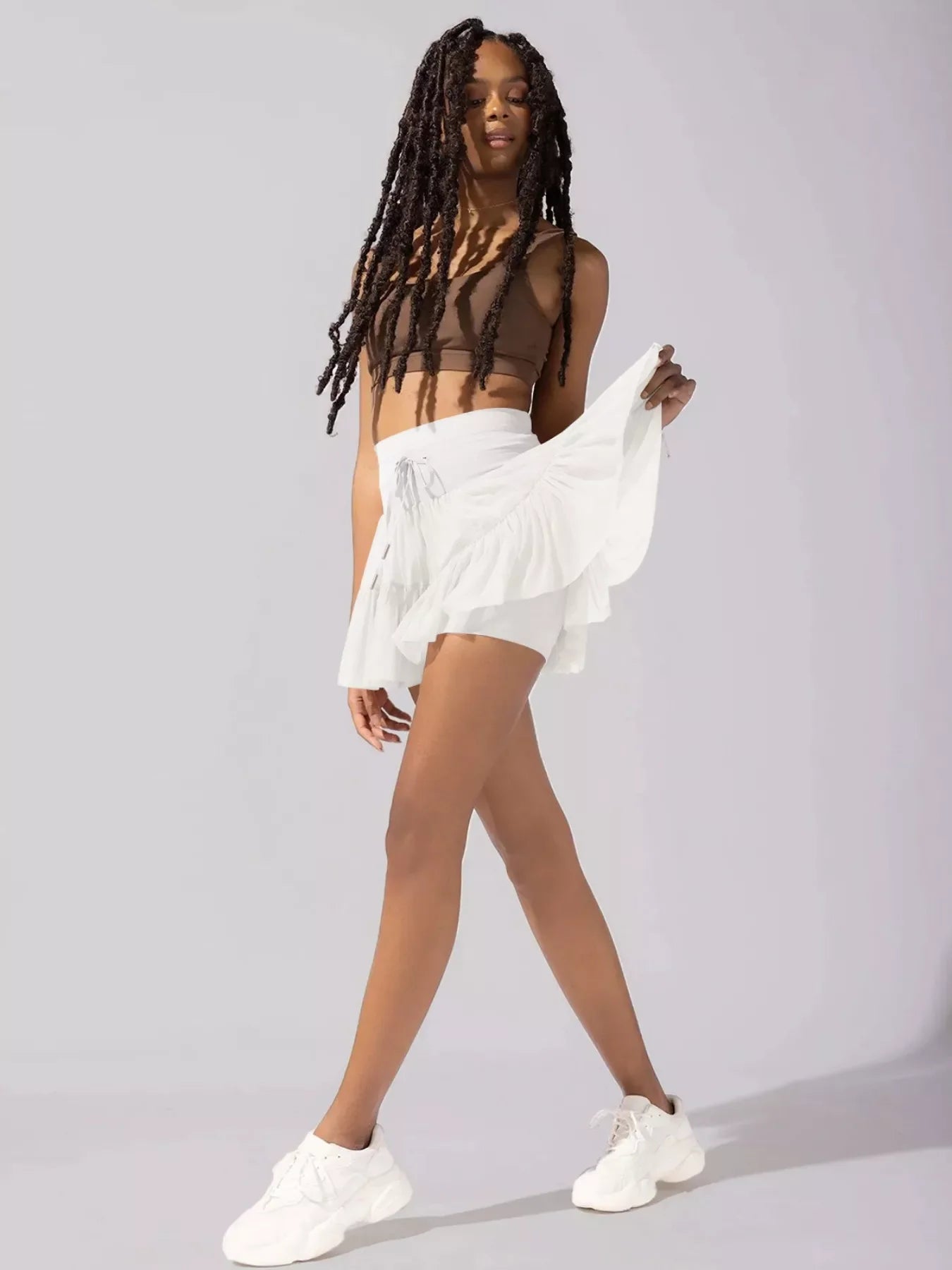 Lowcountry Style High Waist Skort With Pockets - Southern Shores Clothing