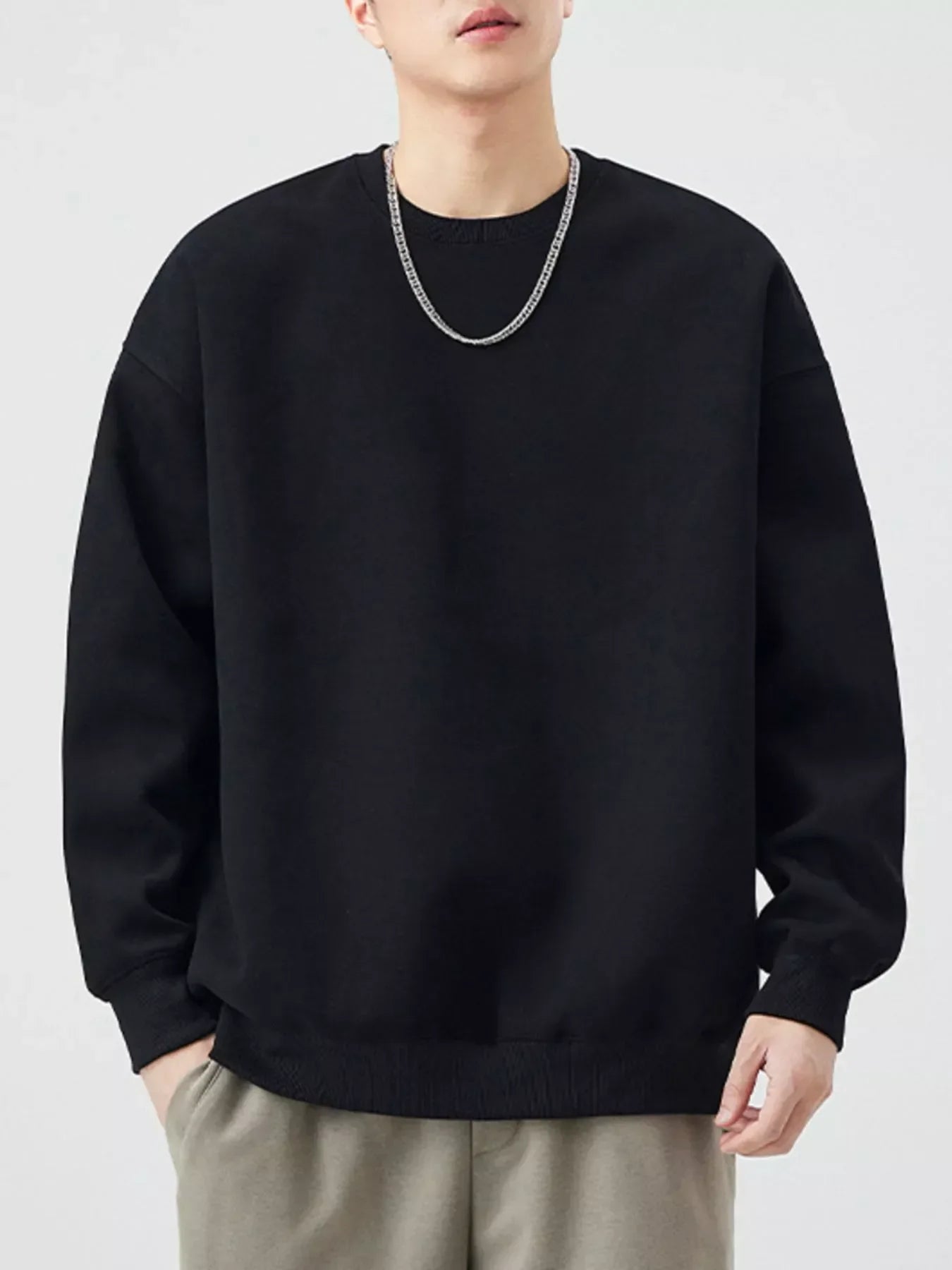 Plus Size Oversized Crew Neck Sweatshirt - Southern Shores Clothing