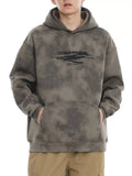 Plus Size Tie-Dye Long Sleeve Hoodie Relaxed Fit - Southern Shores Clothing