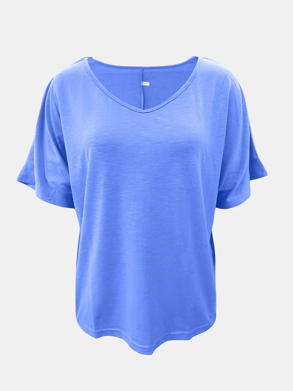 Full Size Scoop Neck Short Sleeve T-Shirt - Southern Shores Clothing