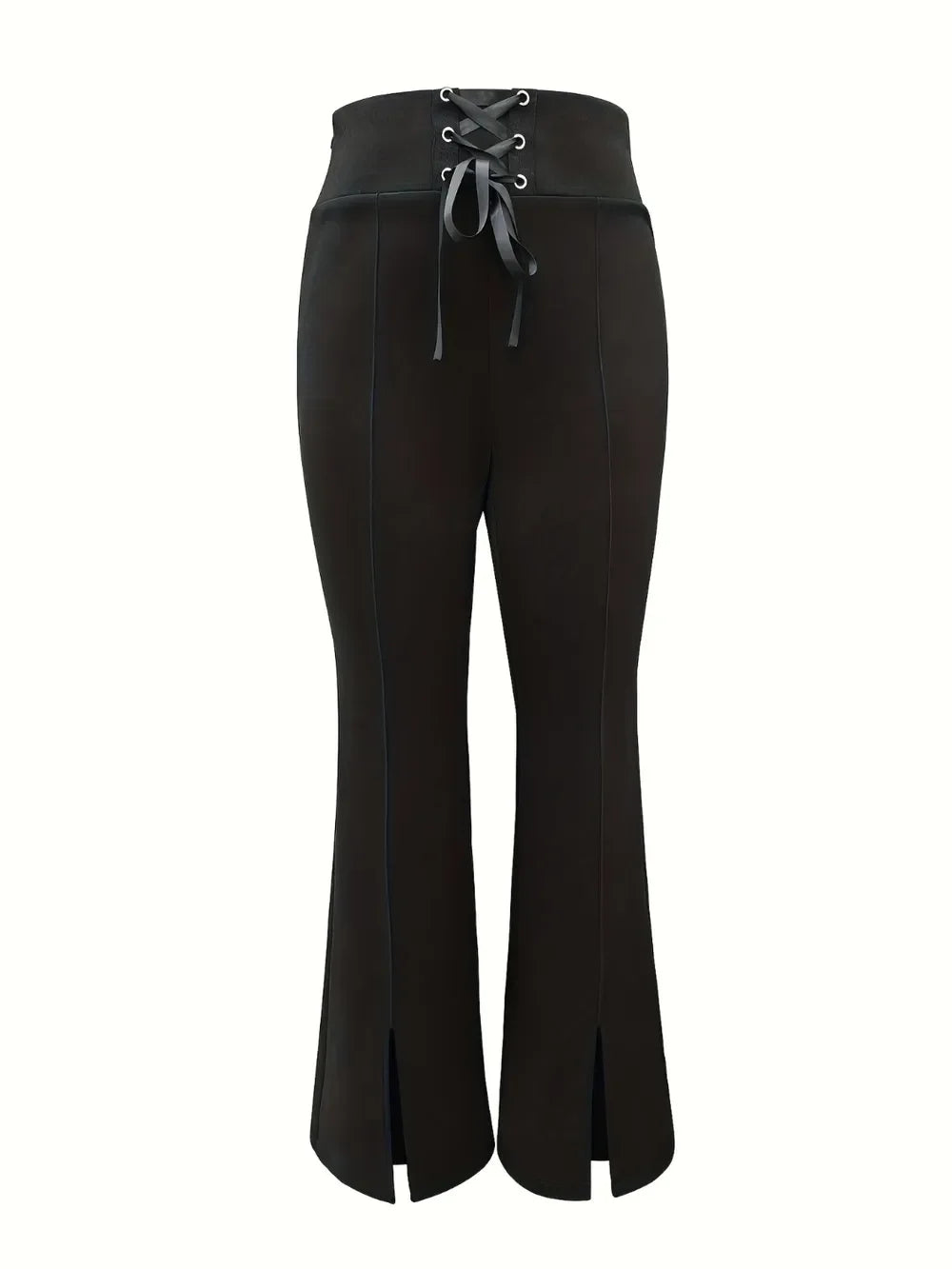 Lace Up Crisscross Bootcut Pants With Breathable Fabric - Southern Shores Clothing