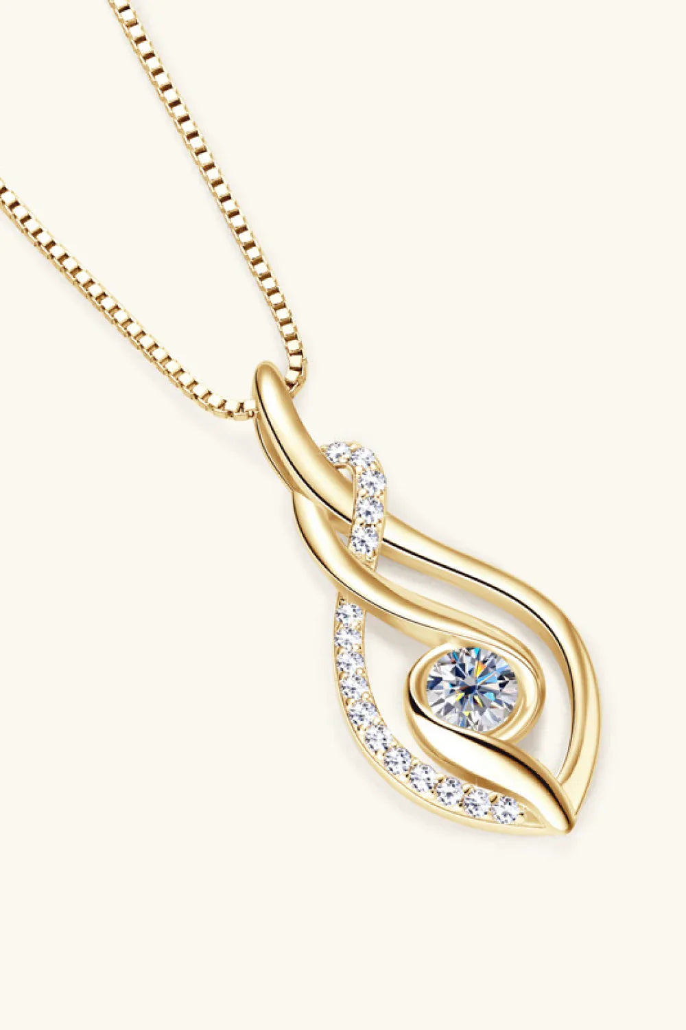 Minimalist Moissanite Sterling Silver Necklace - Southern Shores Clothing