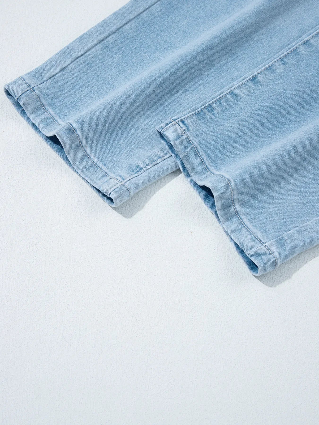 Coastal High Rise Barrel Relaxed Patch Pocket Denim Jeans - Southern Shores Clothing