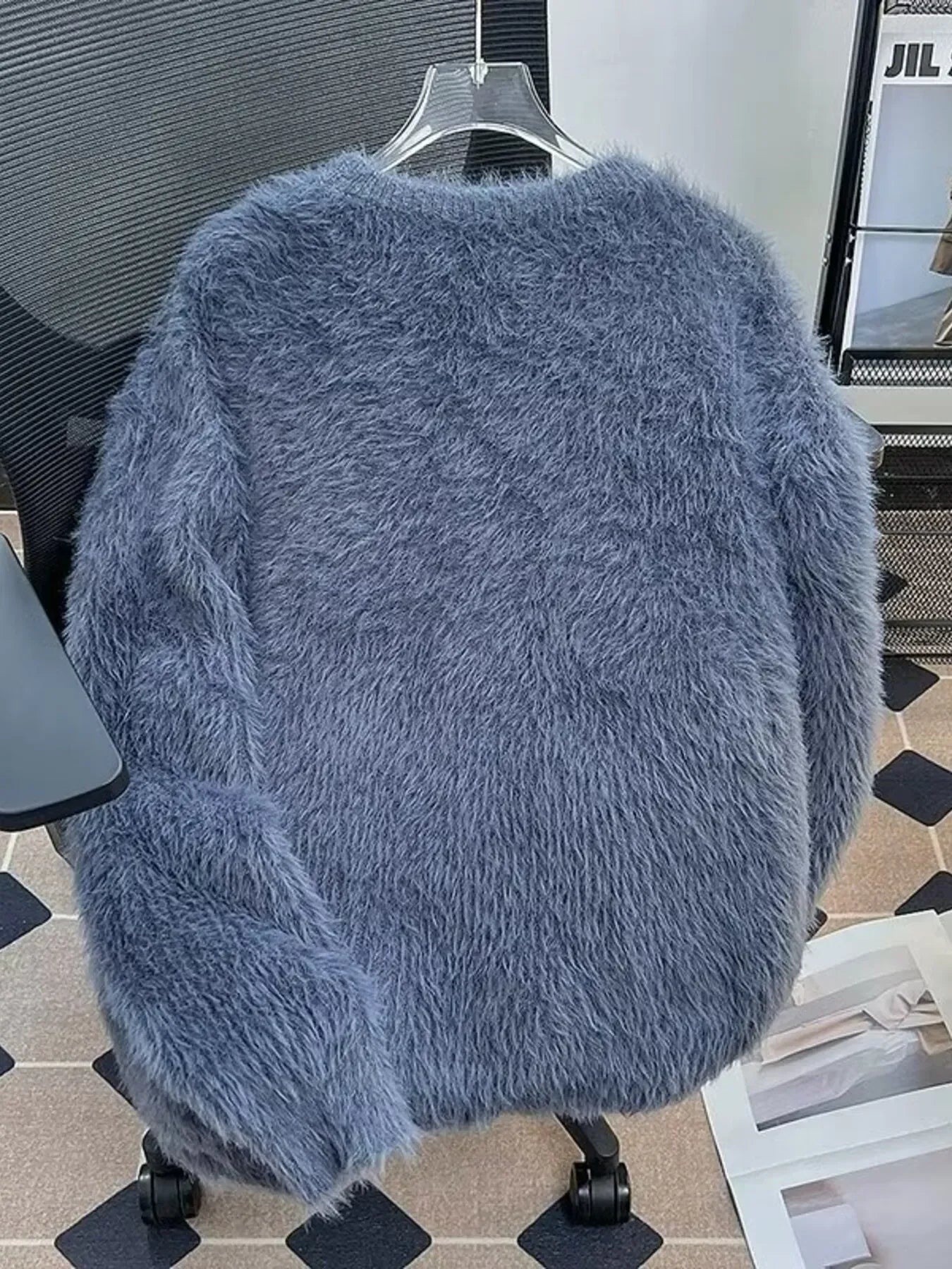 Cozy Fluffy Knit Stretch Pullover Sweater - Southern Shores Clothing