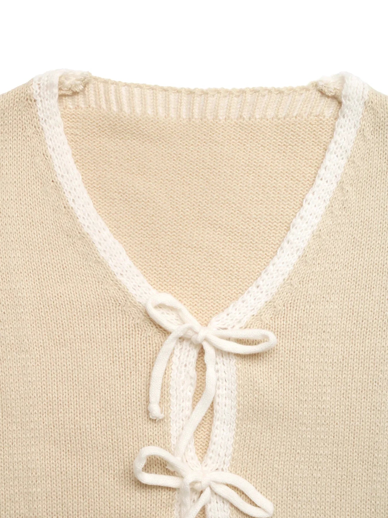 Soft Knit Tie-Front Long Sleeve Cardigan Stretchy - Southern Shores Clothing