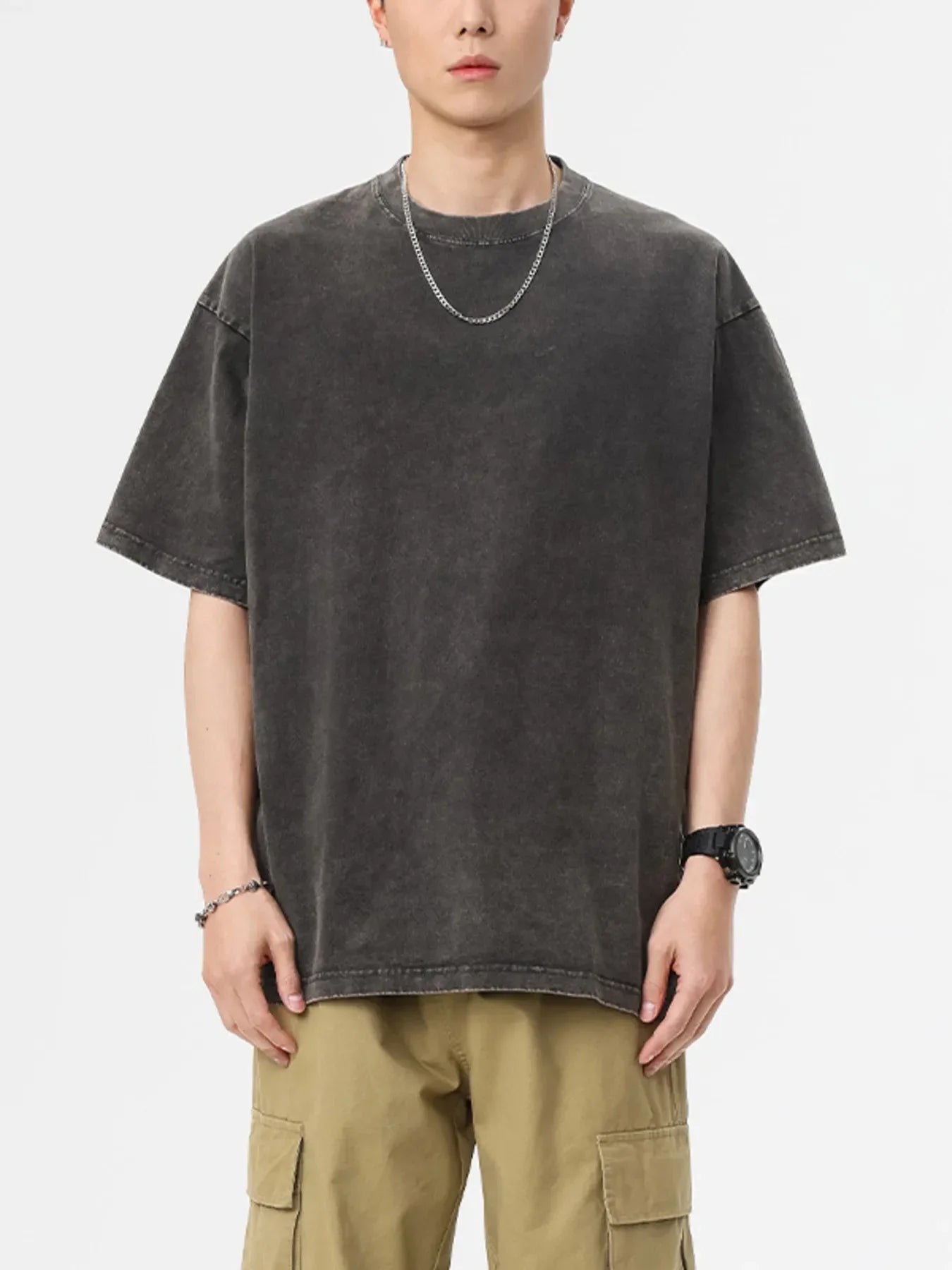 Oversized Vintage Washed Cotton T Shirt Top - Southern Shores Clothing