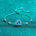 1 Carat Moissanite Sterling Silver Bracelet - Southern Shores Clothing