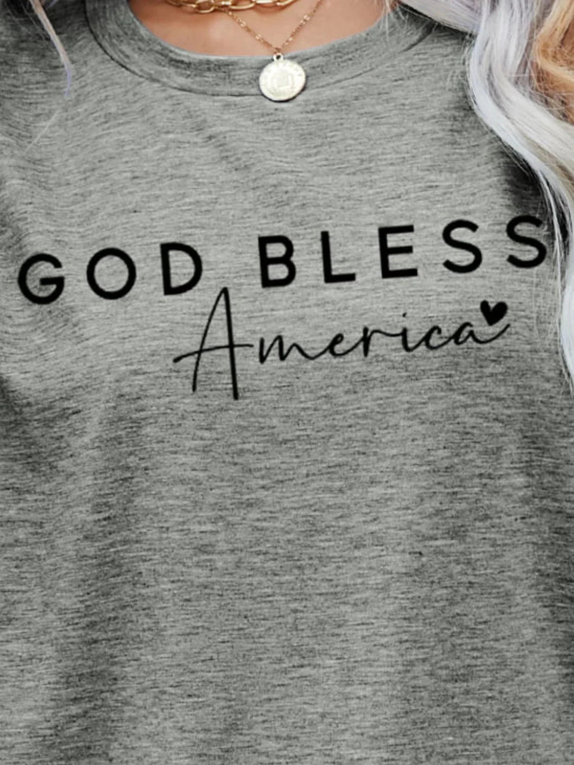 God Bless America Graphic Short Sleeve Tee - Southern Shores Clothing