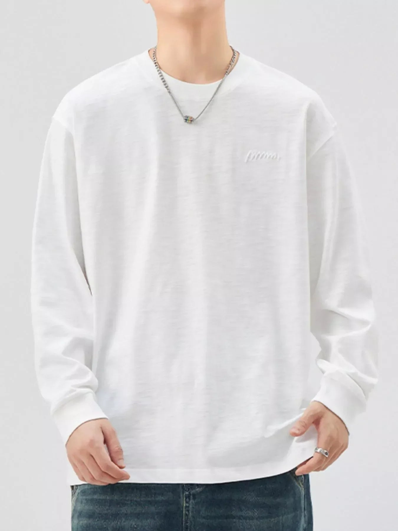 Plus Size Long Sleeve Cotton T Shirt Casual - Southern Shores Clothing