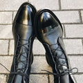 Lace Up Leather Boots With Flat Heel Classic - Southern Shores Clothing