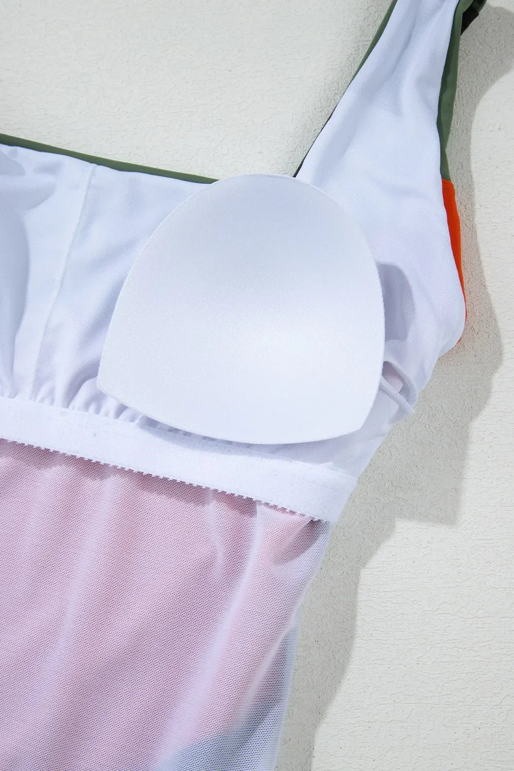 Removable Padding Square Neck One Piece Swimsuit - Southern Shores Clothing