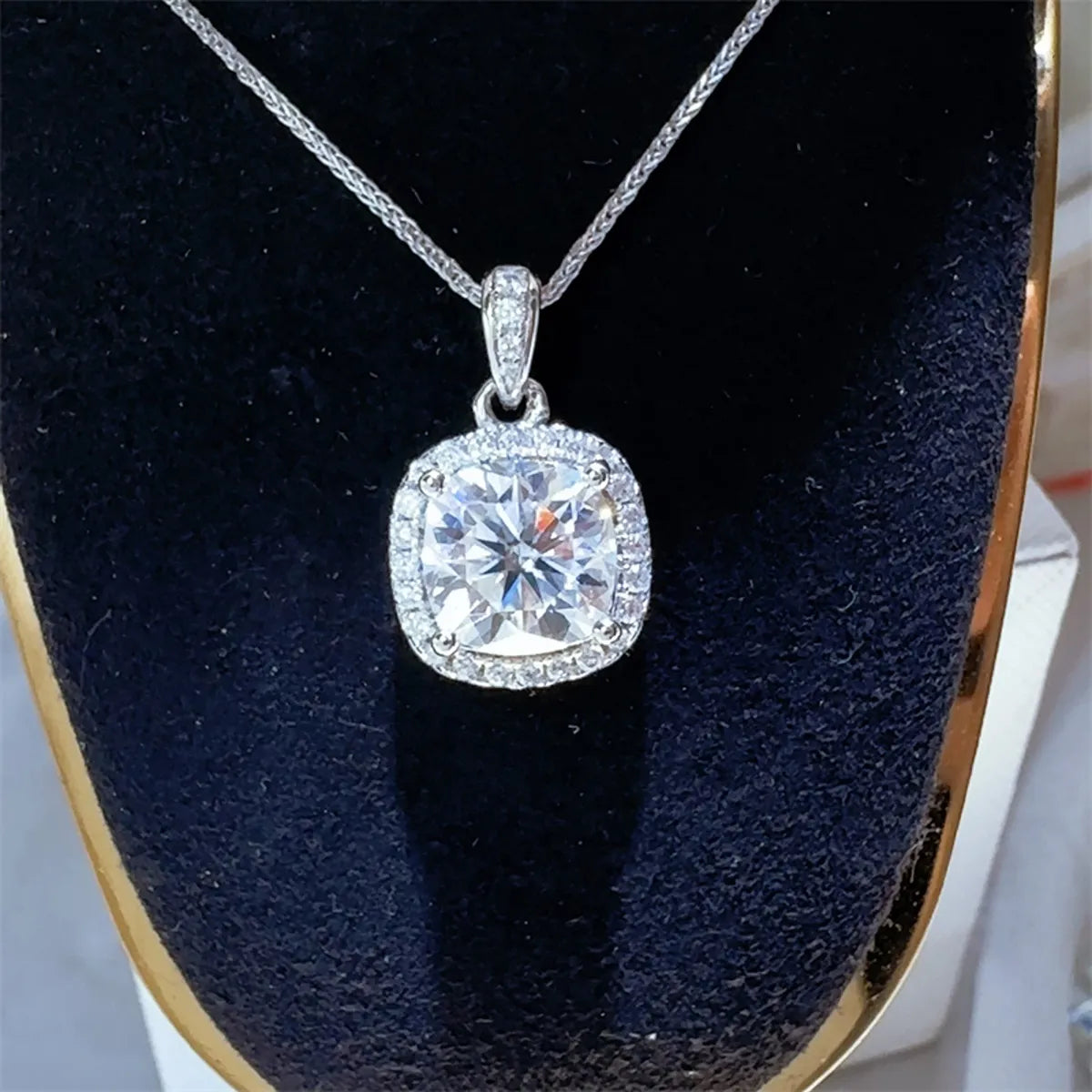 Southern Shores 5 Carat Moissanite Sterling Silver Necklace