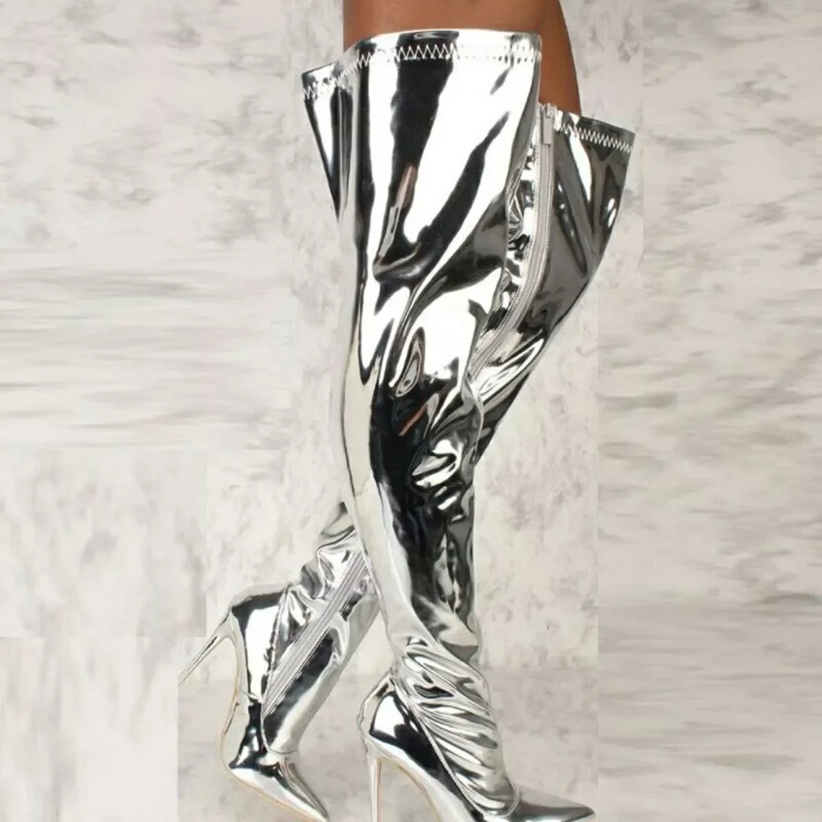 Elegant Point Toe Stiletto Boots High Heel