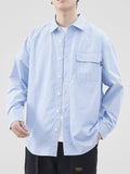 Plus Size Striped Button Up Shirt Oversized - Southern Shores Clothing