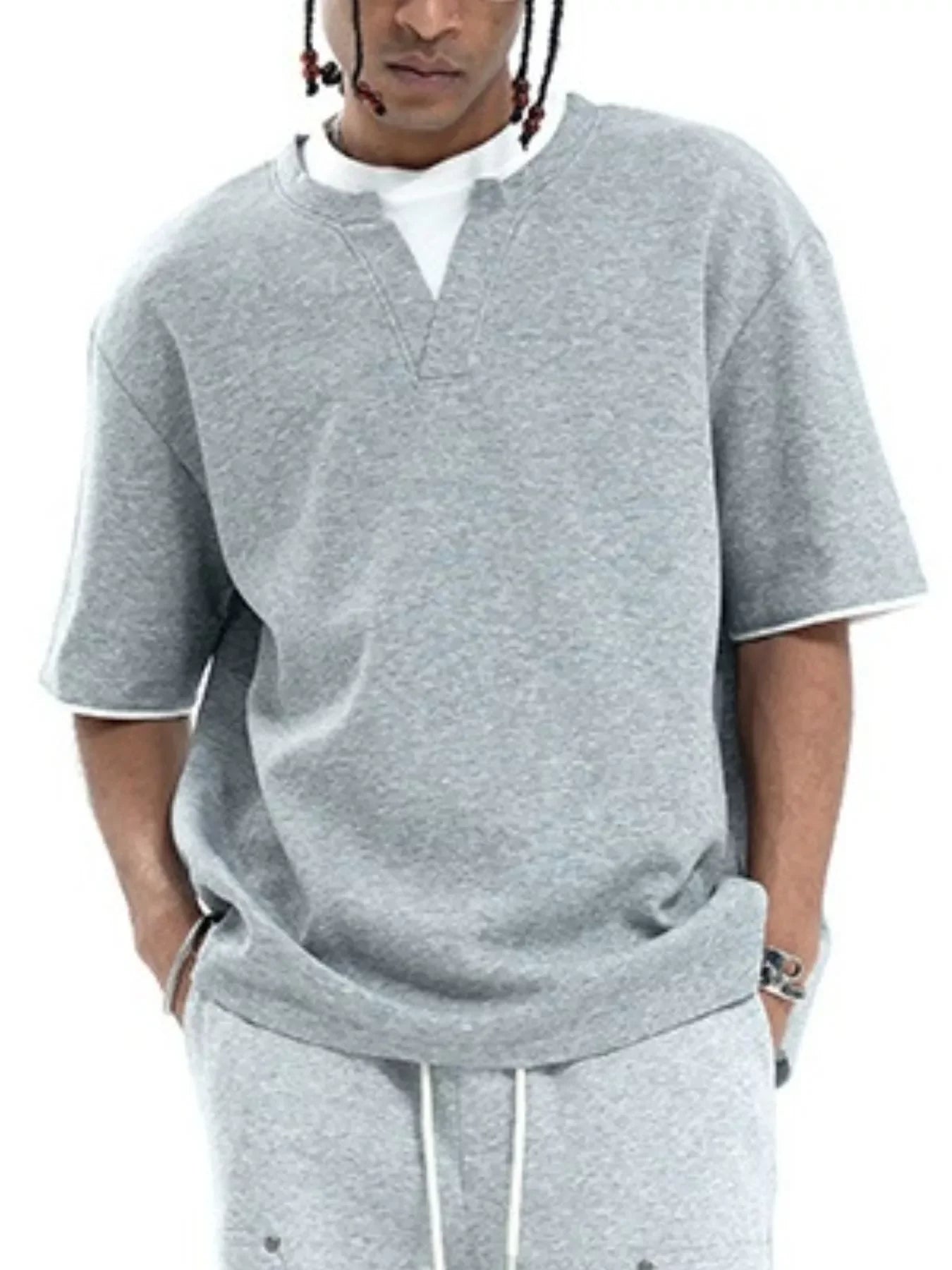 Stretch Short Sleeve T Shirt With Contrast Trim - Southern Shores Clothing