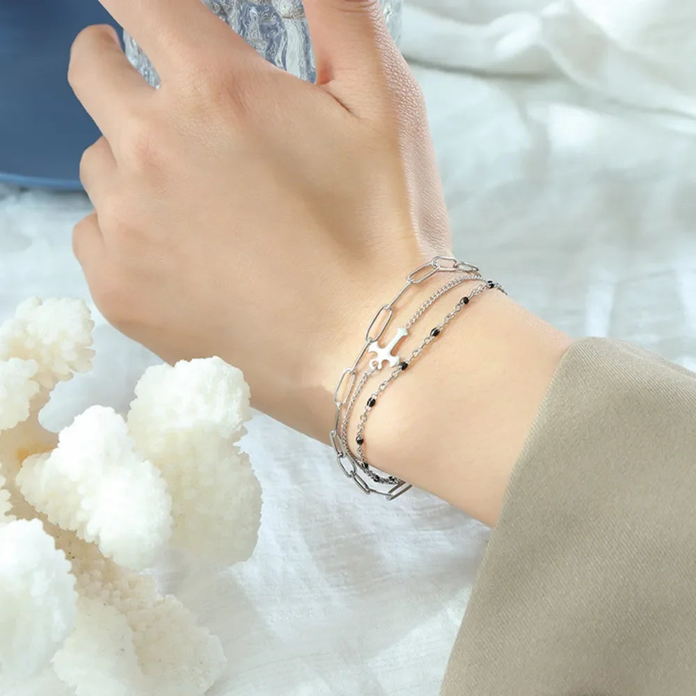 Titanium Steel Three-Layered Coastal Bracelet - Southern Shores Clothing