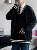 Plus Size Cable Knit V Neck Pullover Sweater - Southern Shores Clothing